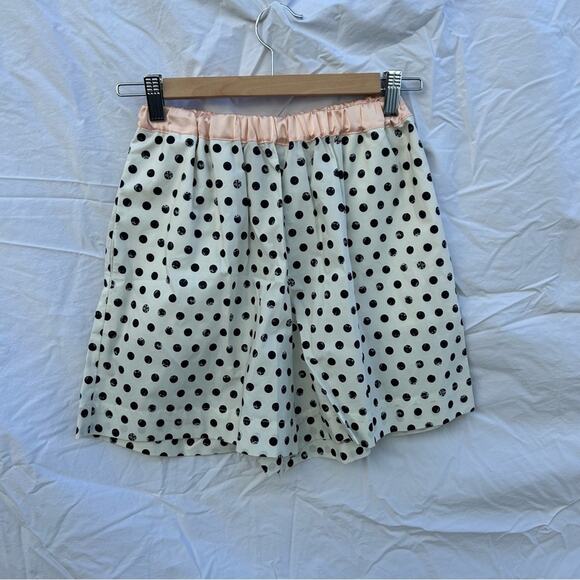 NWT Pinko Black and White Polka Dot Pajama Set Shorts and Tank Size 2 - Picture 2 of 16